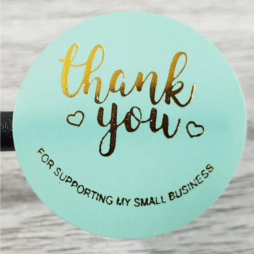 8/$20 100ct Thank You Stickers Round 1